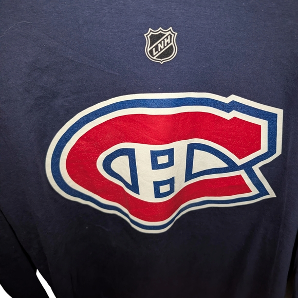 Men's Blue Montreal Canadiens Brendan Gallagher Player T-shirt - Picture 2 of 4